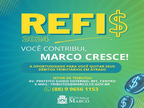 Saiu o REFIS 2024!
